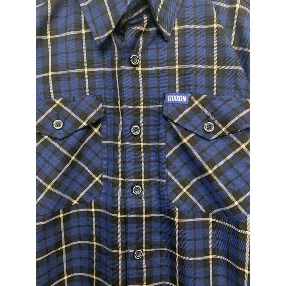 Dixxon Flannel Company The McKenzie Blue Plaid Shirt Men’s Small - Picture 4 of 8